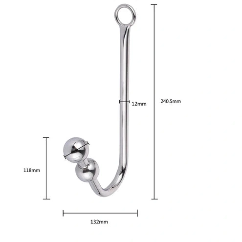 Anal Hooks and Hook Beaded with Cuffs 5334 Elegant Anal Collar 0806